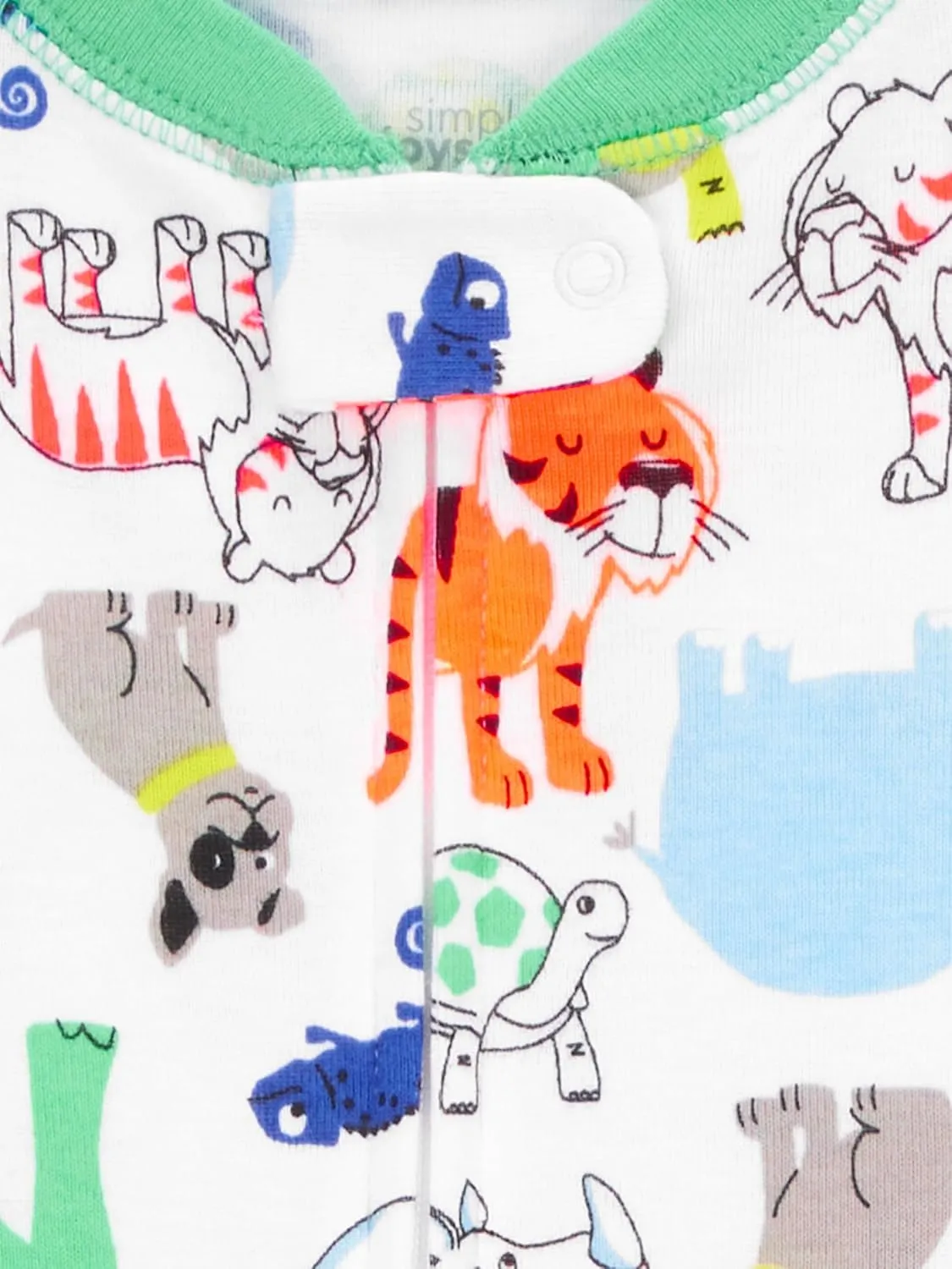 Simple Joys by Carter's Kids' 3-Pack Snug Fit Footless Cotton Pajamas