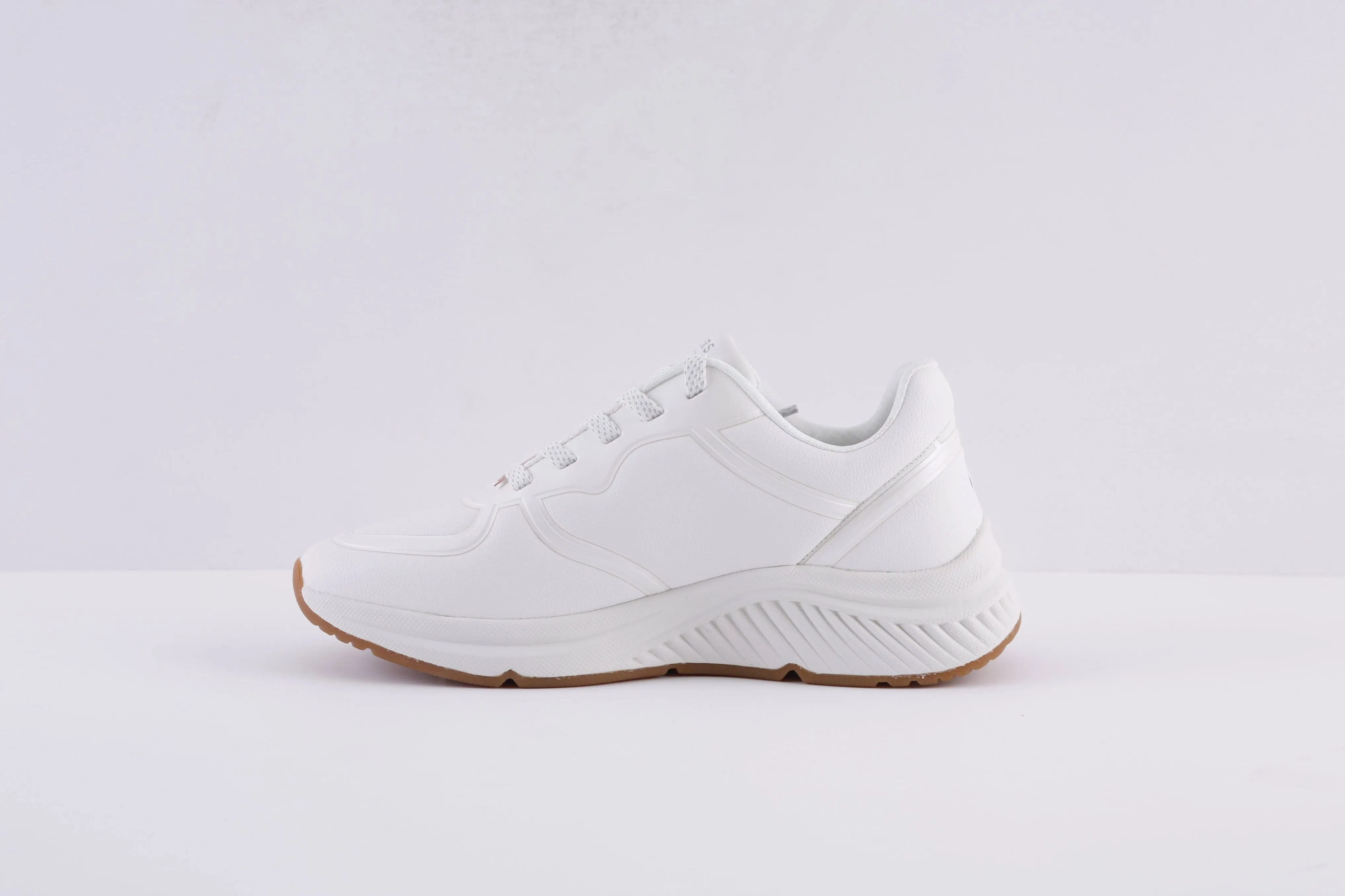 SKECHERS - 155570 ARCH FITS-MILES MILE MAKERS LACED TRAINER - WHITE