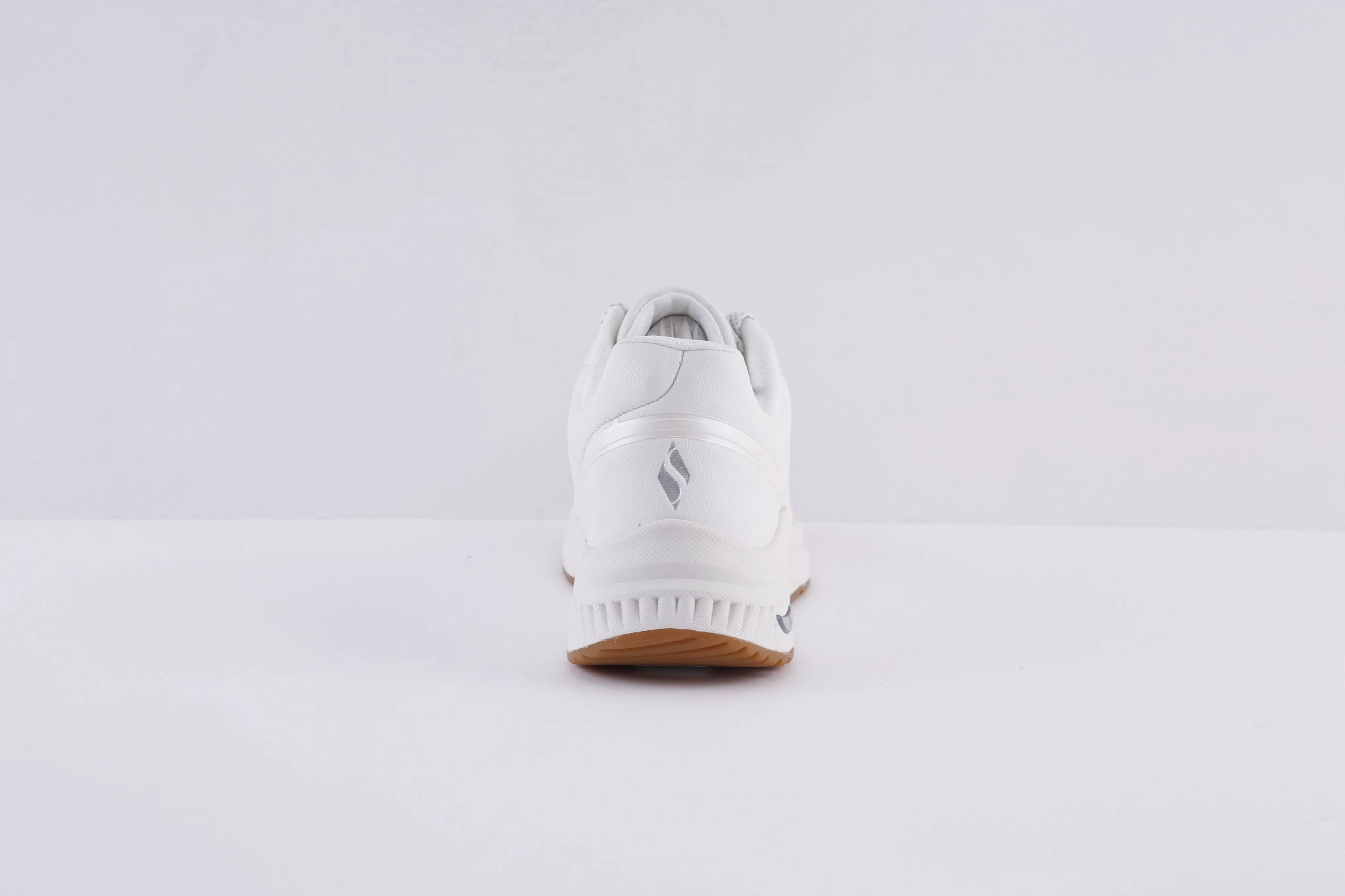SKECHERS - 155570 ARCH FITS-MILES MILE MAKERS LACED TRAINER - WHITE