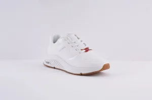 SKECHERS - 155570 ARCH FITS-MILES MILE MAKERS LACED TRAINER - WHITE
