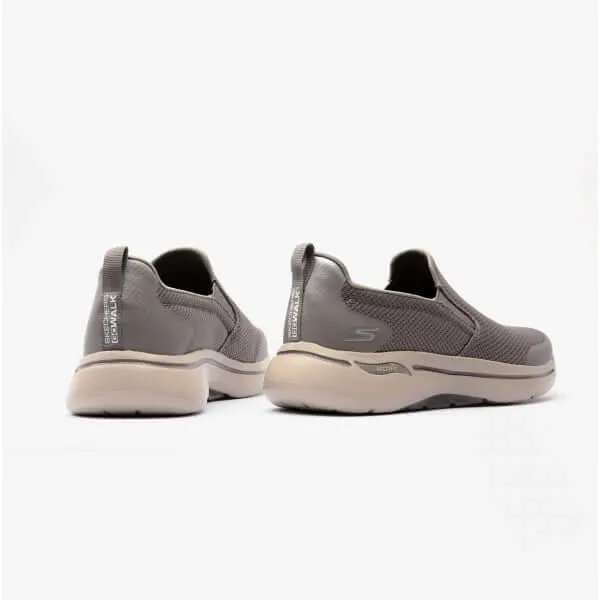 Skechers 216121/TPE GO WALK ARCH FIT-TOGPATH Mens Trainers Taupe/Natural