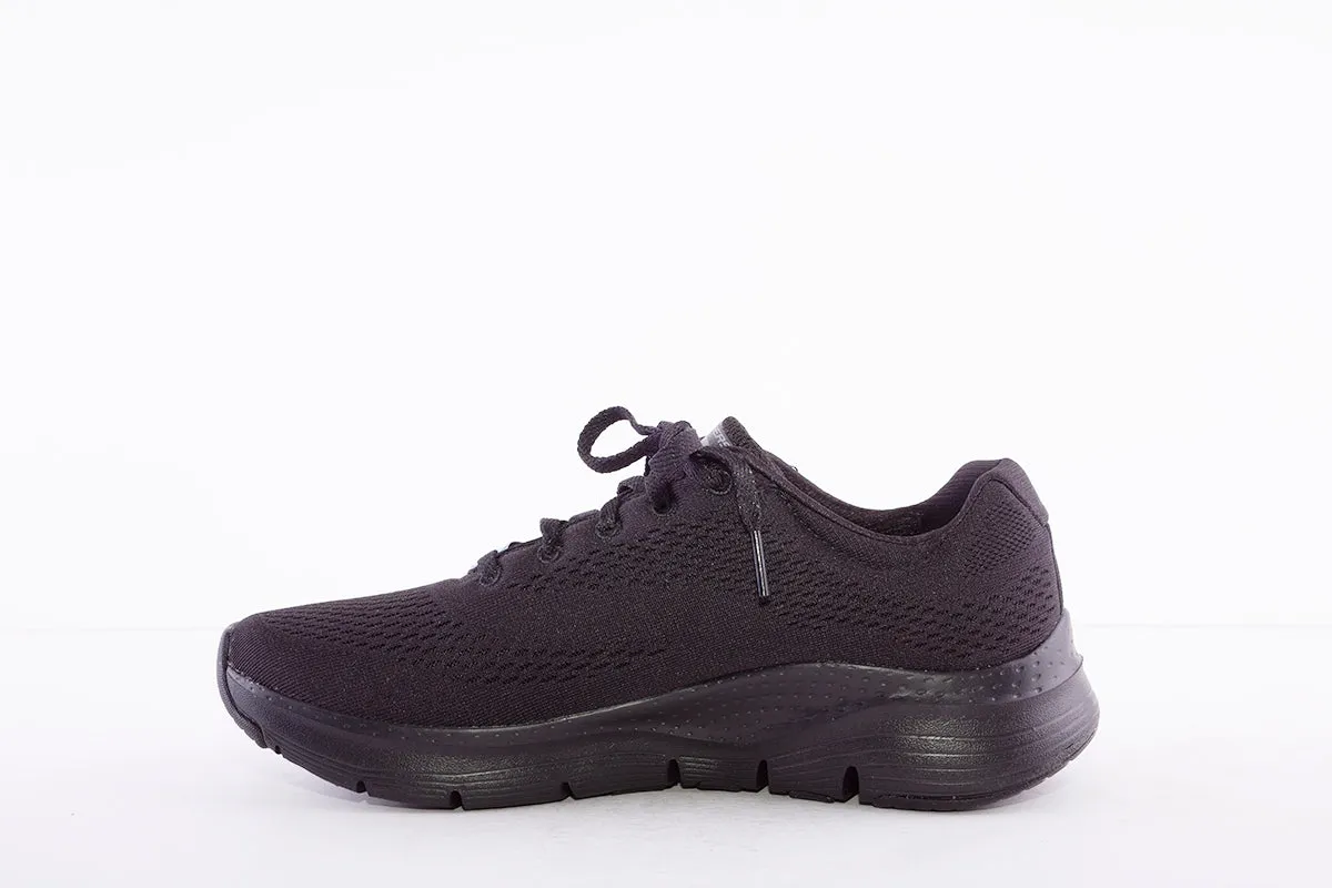 SKECHERS - ARCH FIT BIG APPEAL-LACED TRAINER - BLACK