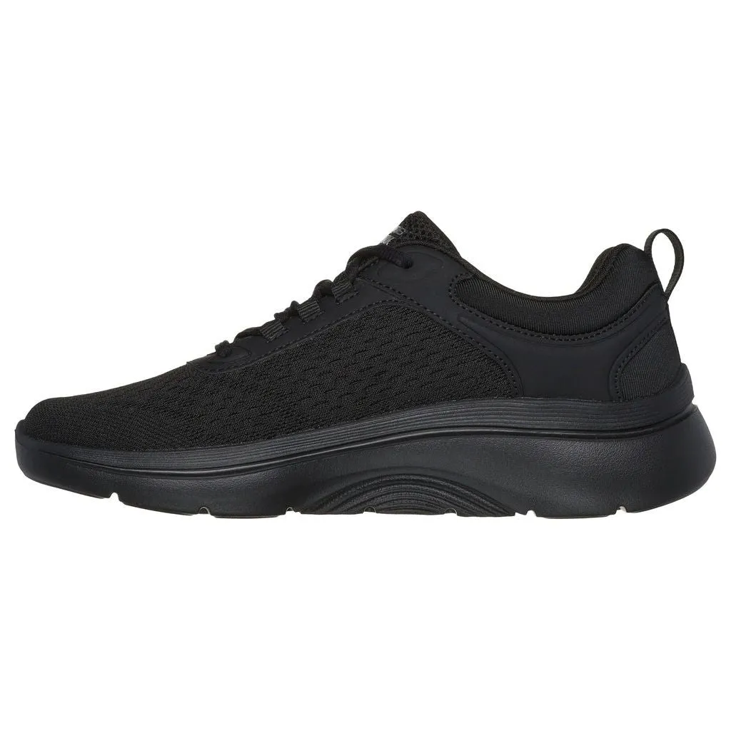Skechers Go Walk Arch Fit - Ladies Lace Trainer in Black