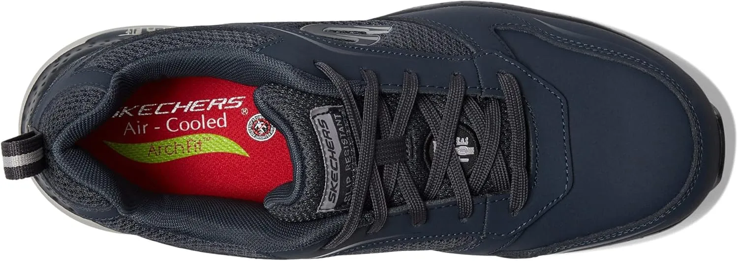 Skechers Men's Lace Up Safety Arch Fit Sr Comp Toe