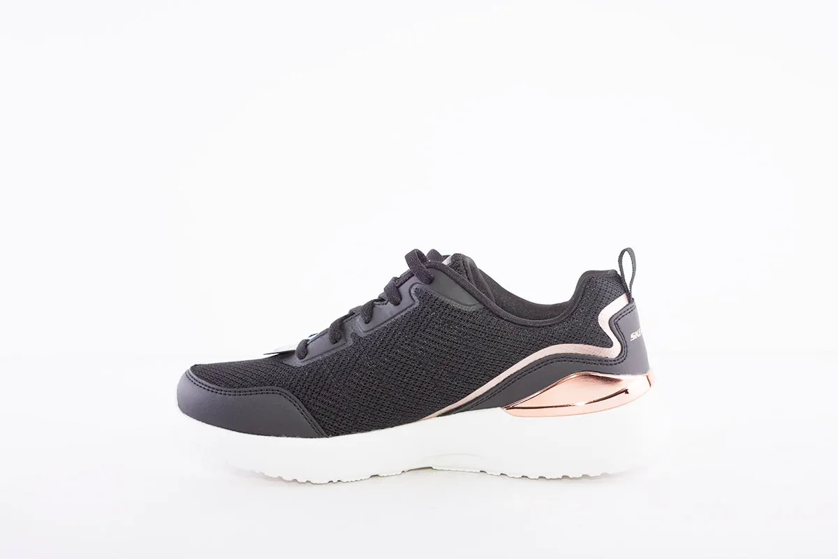 SKECHERS - SKECH-AIR DYNAMIGHT THE HALCYON-LACED TRAINER - BLACK