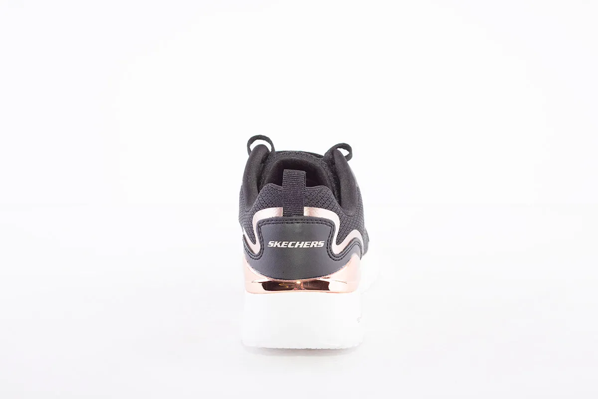 SKECHERS - SKECH-AIR DYNAMIGHT THE HALCYON-LACED TRAINER - BLACK