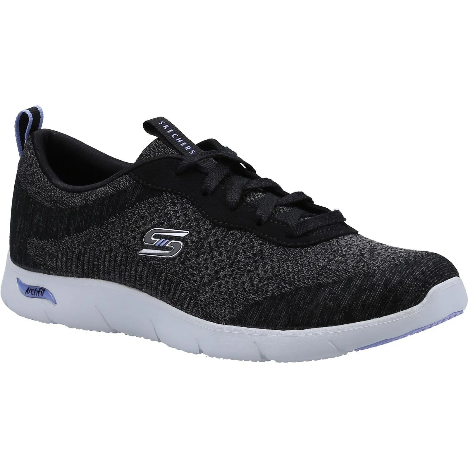 Skechers Women's Arch Fit Refine Shoe in Black/White