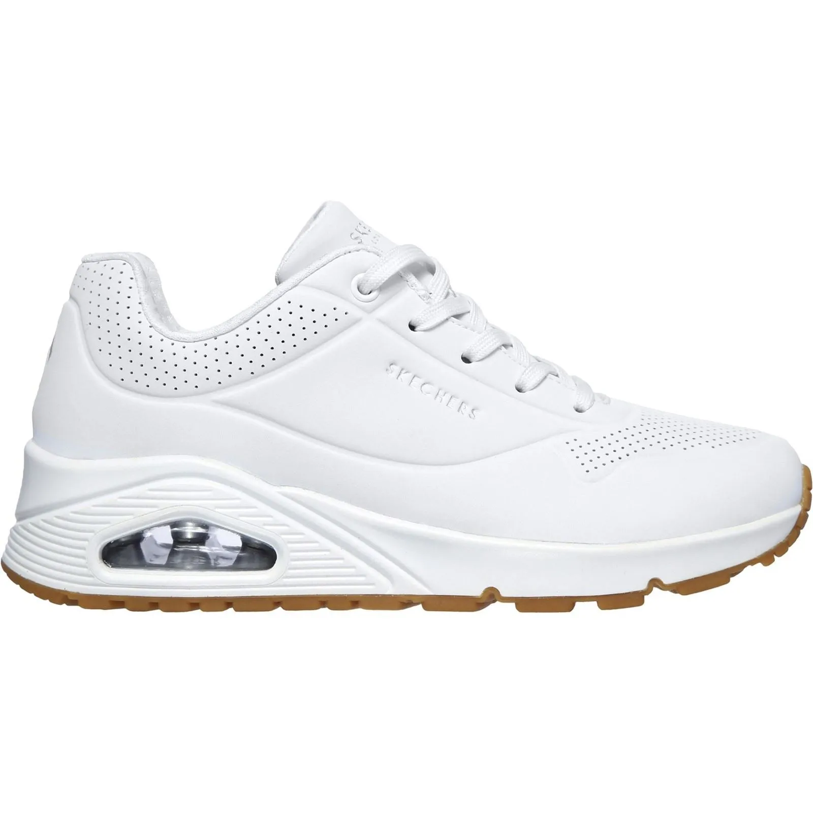 Skechers Women's Uno - Stand on Air Trainer in White