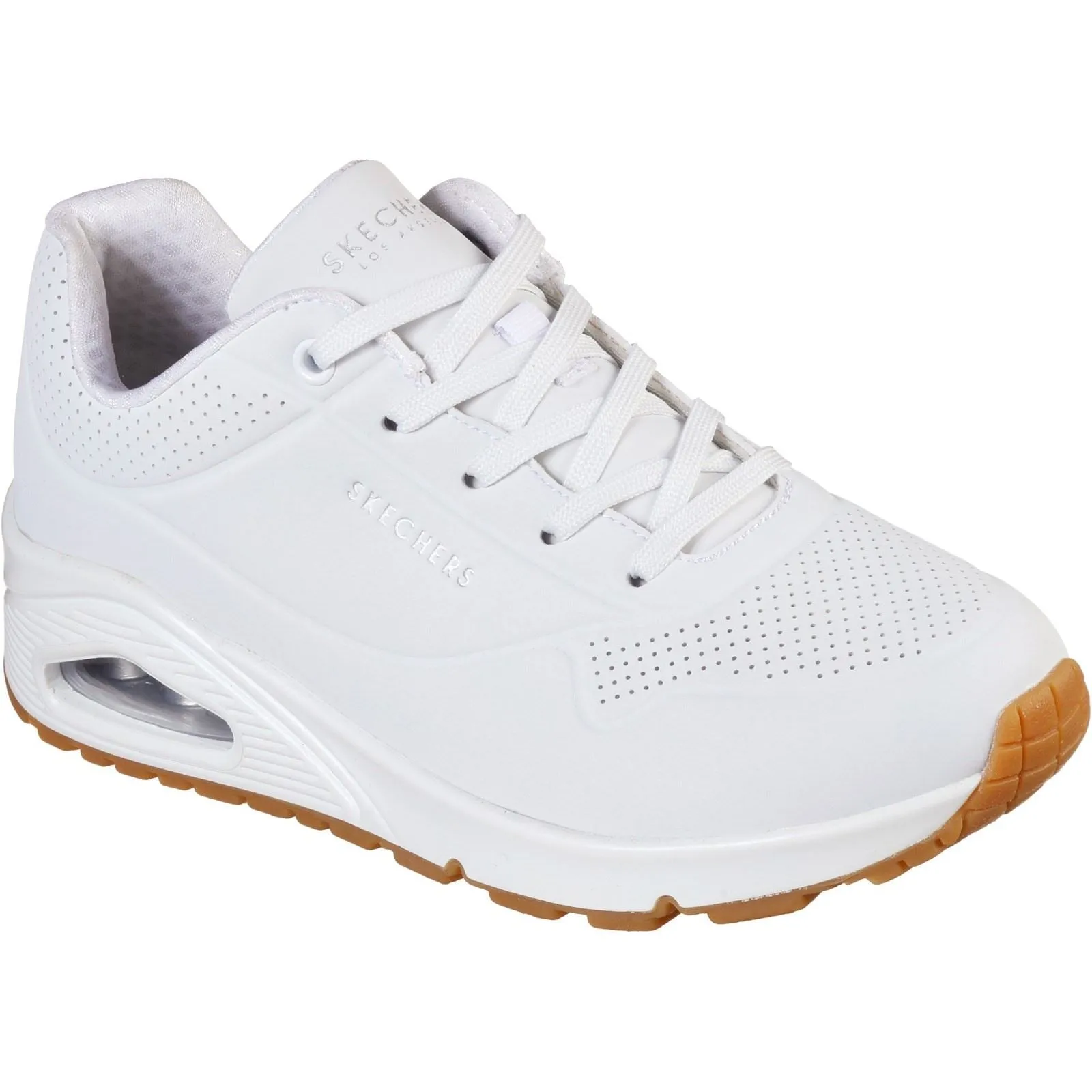 Skechers Women's Uno - Stand on Air Trainer in White