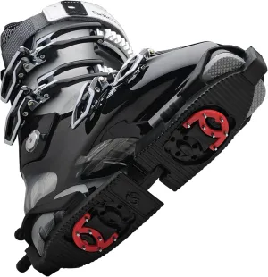 SkiSkootys Ski Boot Bottom Protector with Claws & Foldable Design - Slip-Resistant Ski Boot Traction Cleats for Walking on Ice & Snow - Adjustable Skiing Accessories - USA Made