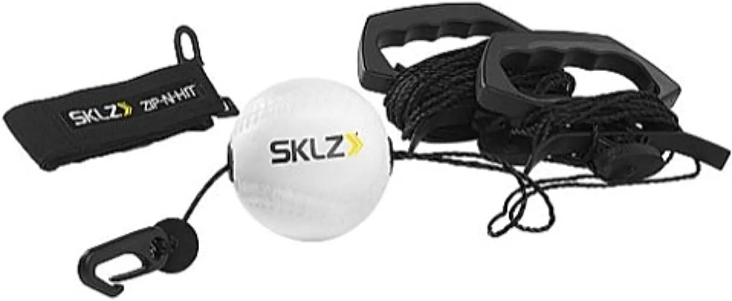 SKLZ Zip-N-Hit Baseball Batting Trainer, Black