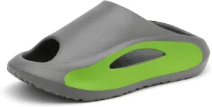Slides Sandals for Men Women Open Toe Slide Platform Slippers Summer Anti-Slip Beach Shower Shoes Anti Collision Thick Sole