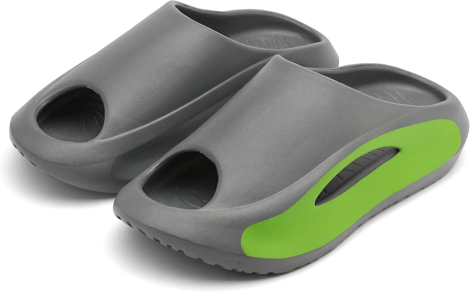 Slides Sandals for Men Women Open Toe Slide Platform Slippers Summer Anti-Slip Beach Shower Shoes Anti Collision Thick Sole
