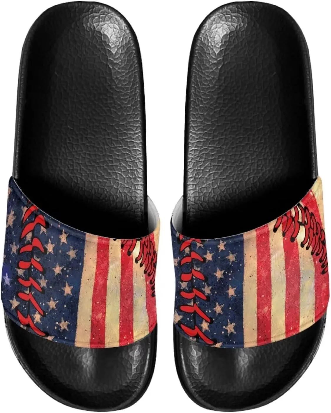 Slides Sandals for Women Slip On Flat Sandals Open Toe Comfort Beach Sandals Slippers