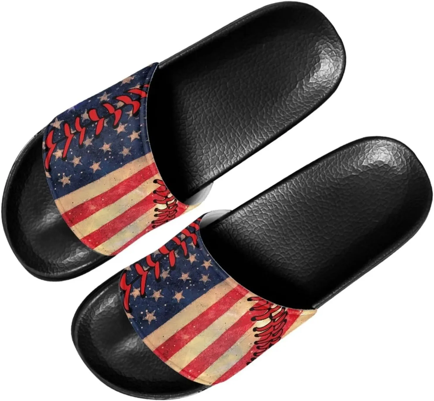 Slides Sandals for Women Slip On Flat Sandals Open Toe Comfort Beach Sandals Slippers