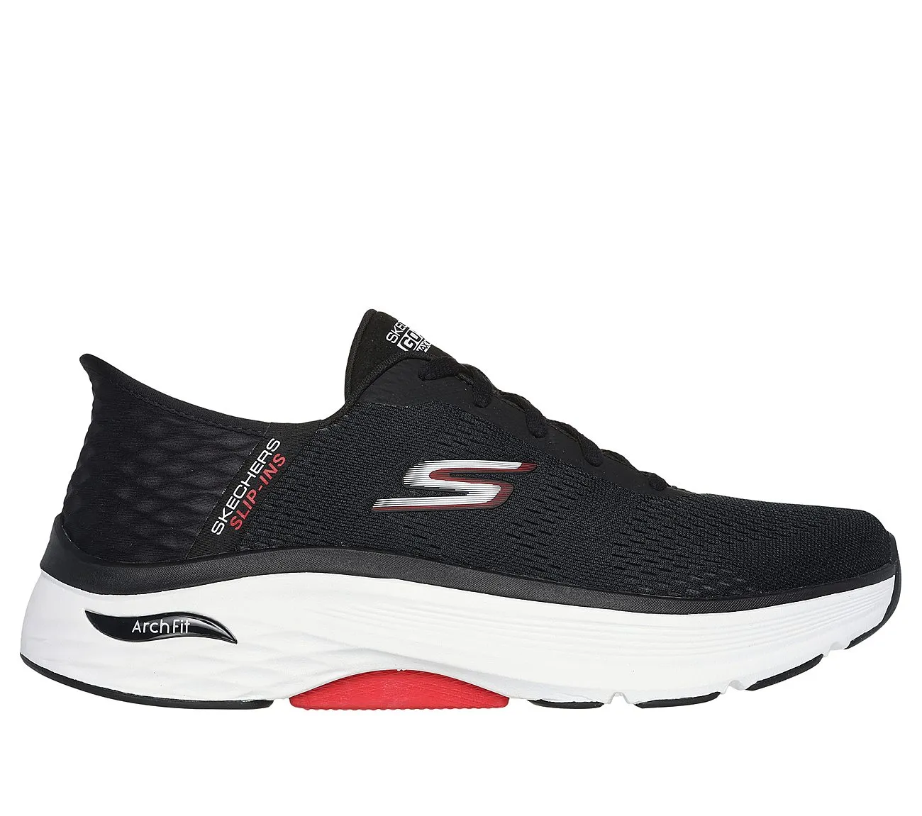 SLIP-INS: MAX CUSHIONING ARCH FIT - GAME - BLACK RED