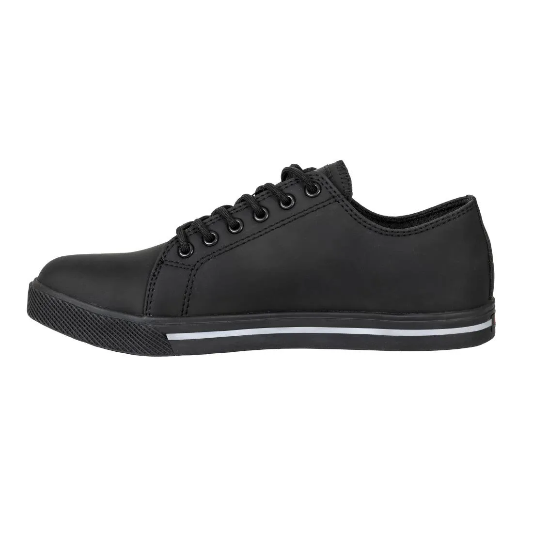 Slipbuster Microfibre Safety Trainers Matte Black 37