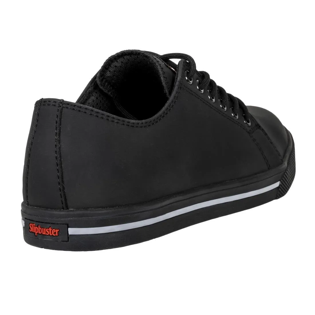 Slipbuster Microfibre Safety Trainers Matte Black 37