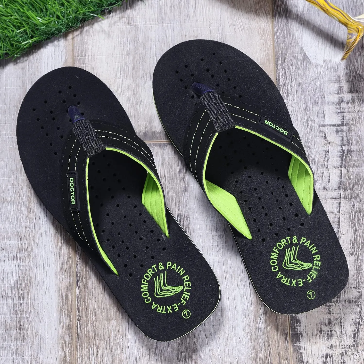 Slipper Care Orthopaedic and Diabetic Comfort Doctor Slipper, Flip-Flop, Cushion, Slides and House Slipper for Men's and boys ULTRA SOFT D-28