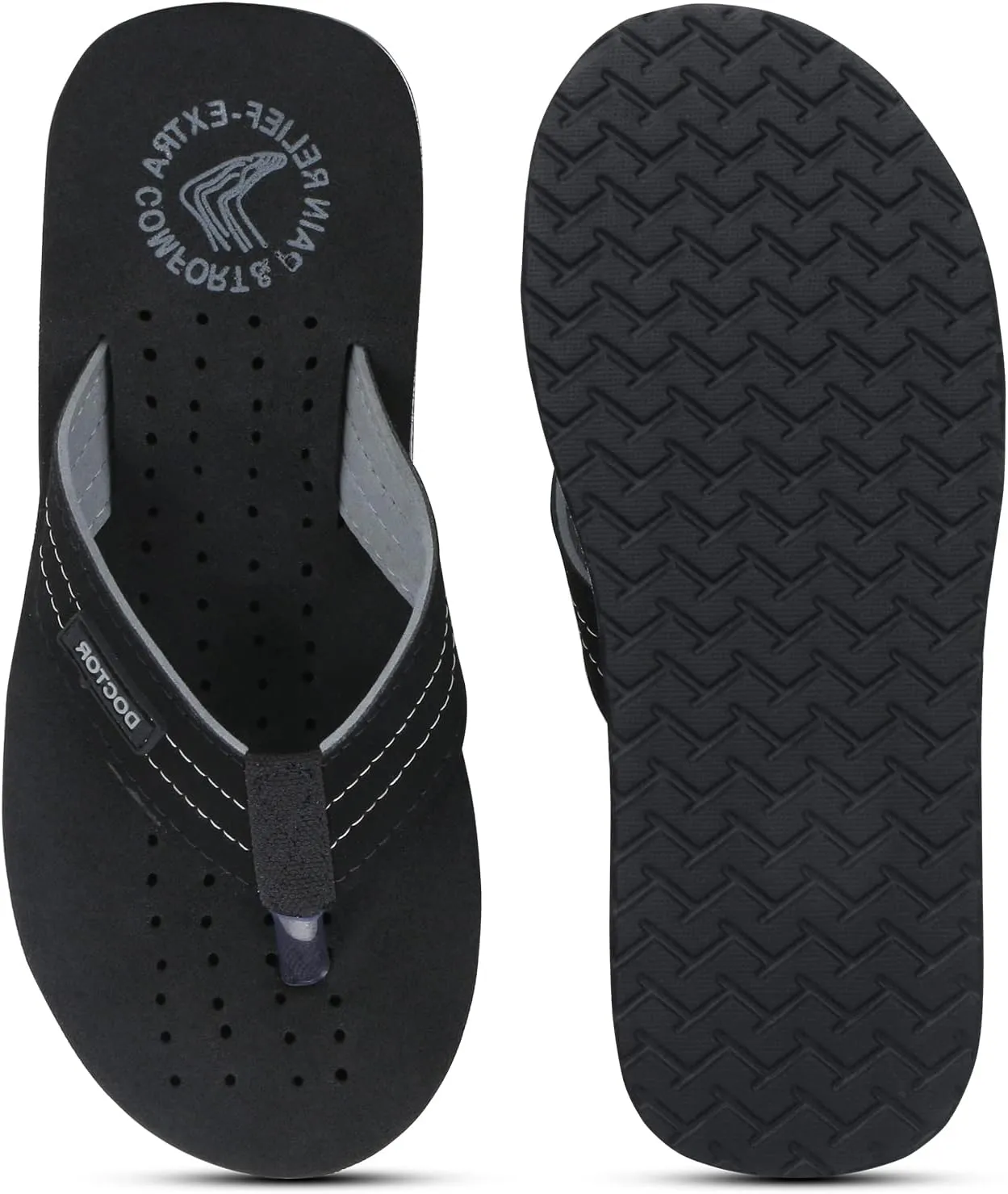 Slipper Care Orthopaedic and Diabetic Comfort Doctor Slipper, Flip-Flop, Cushion, Slides and House Slipper for Men's and boys ULTRA SOFT D-28