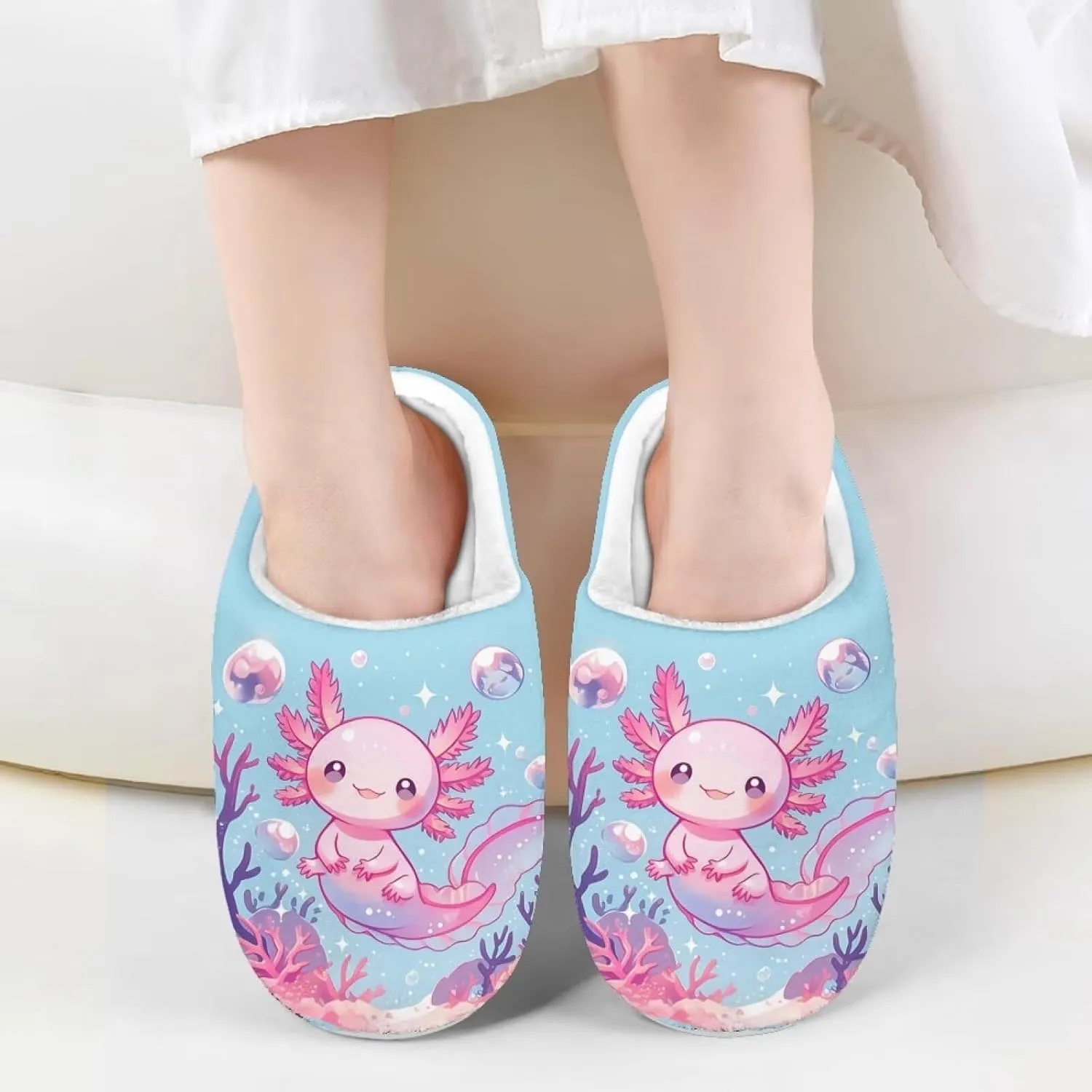 Slippers for Girls Size 9-15 Kids Indoors Outdoors Winter Slippers Fuzzy Cozy Slippers