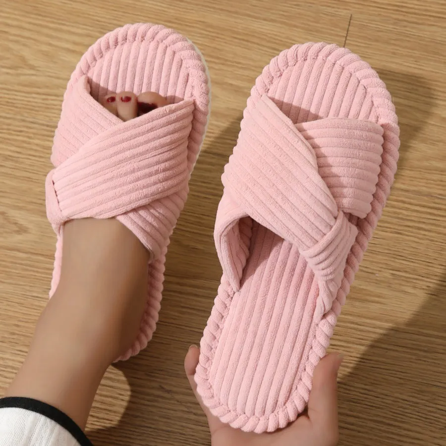 Slippers Open Home Non-slip Flat Couple