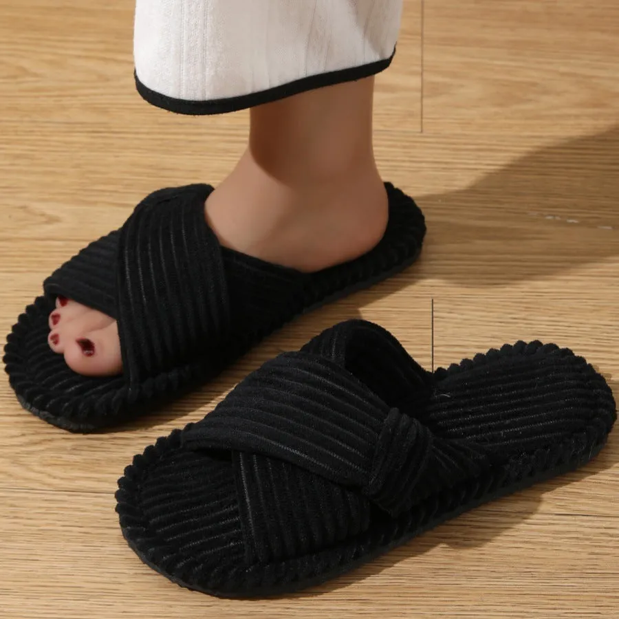 Slippers Open Home Non-slip Flat Couple