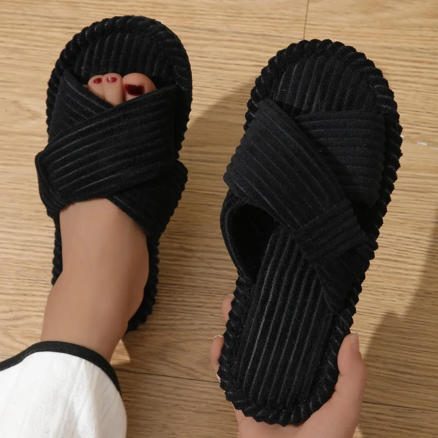 Slippers Open Home Non-slip Flat Couple