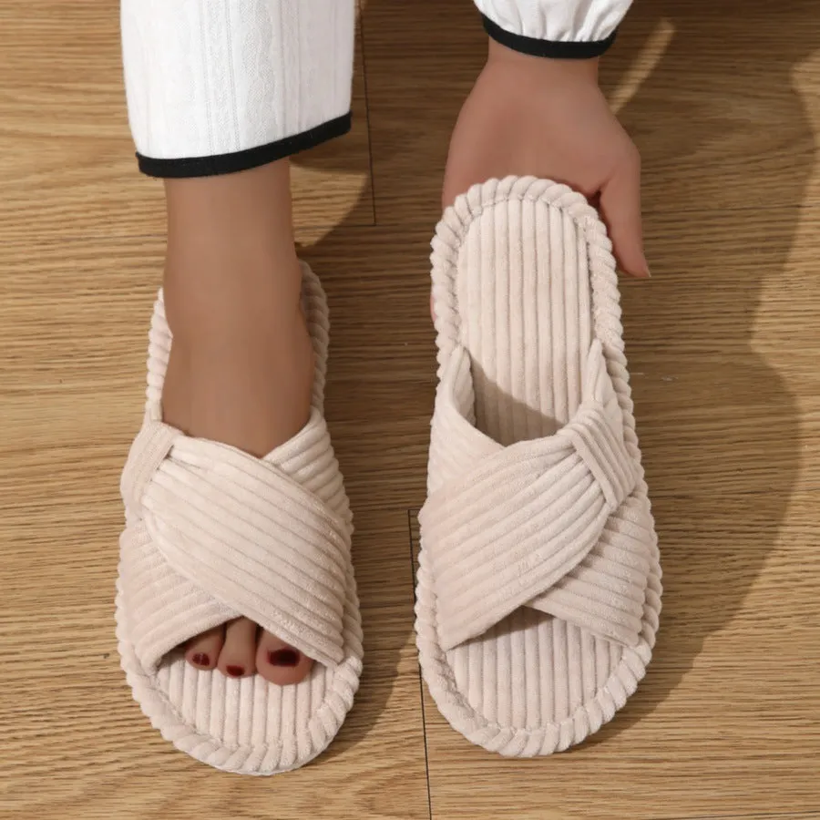 Slippers Open Home Non-slip Flat Couple