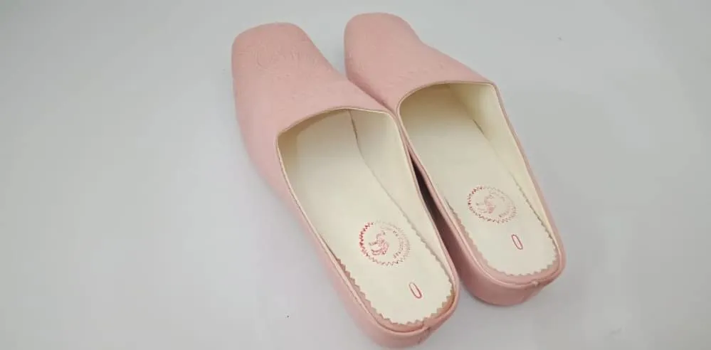 slippers,babouche for house slippers for women,women's slippers, shoes slippers with à heel,women slippers,house slippers leather slipper,house shoeshouse,handmade shoes for women (S, Misty Rose)
