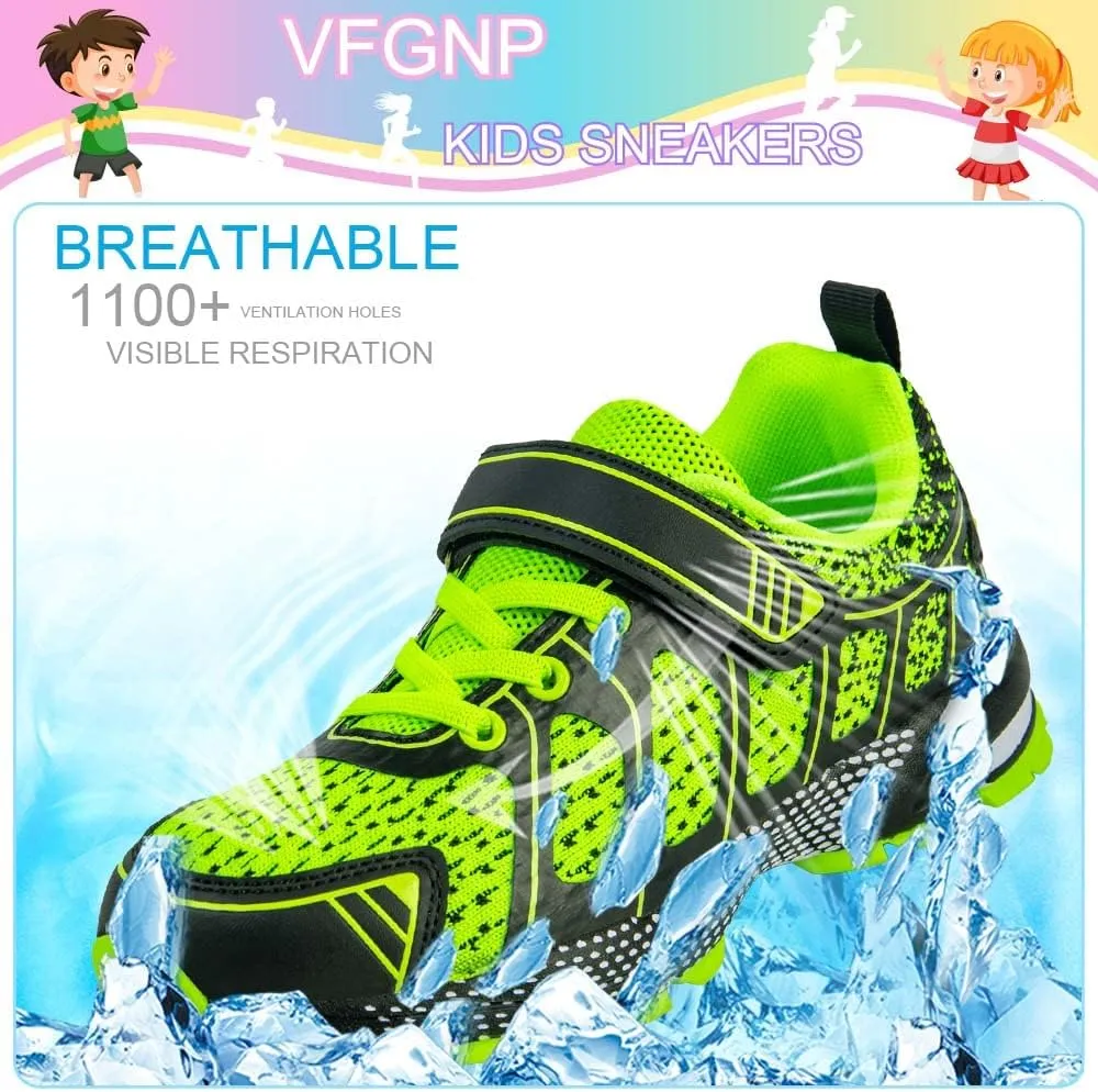 Sneakers for Boys and Girls, Kids Tennis Running Shoes, Lightweight Breathable Sport Athletic Shoe