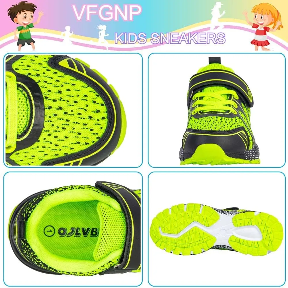 Sneakers for Boys and Girls, Kids Tennis Running Shoes, Lightweight Breathable Sport Athletic Shoe
