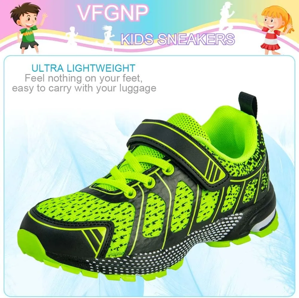 Sneakers for Boys and Girls, Kids Tennis Running Shoes, Lightweight Breathable Sport Athletic Shoe
