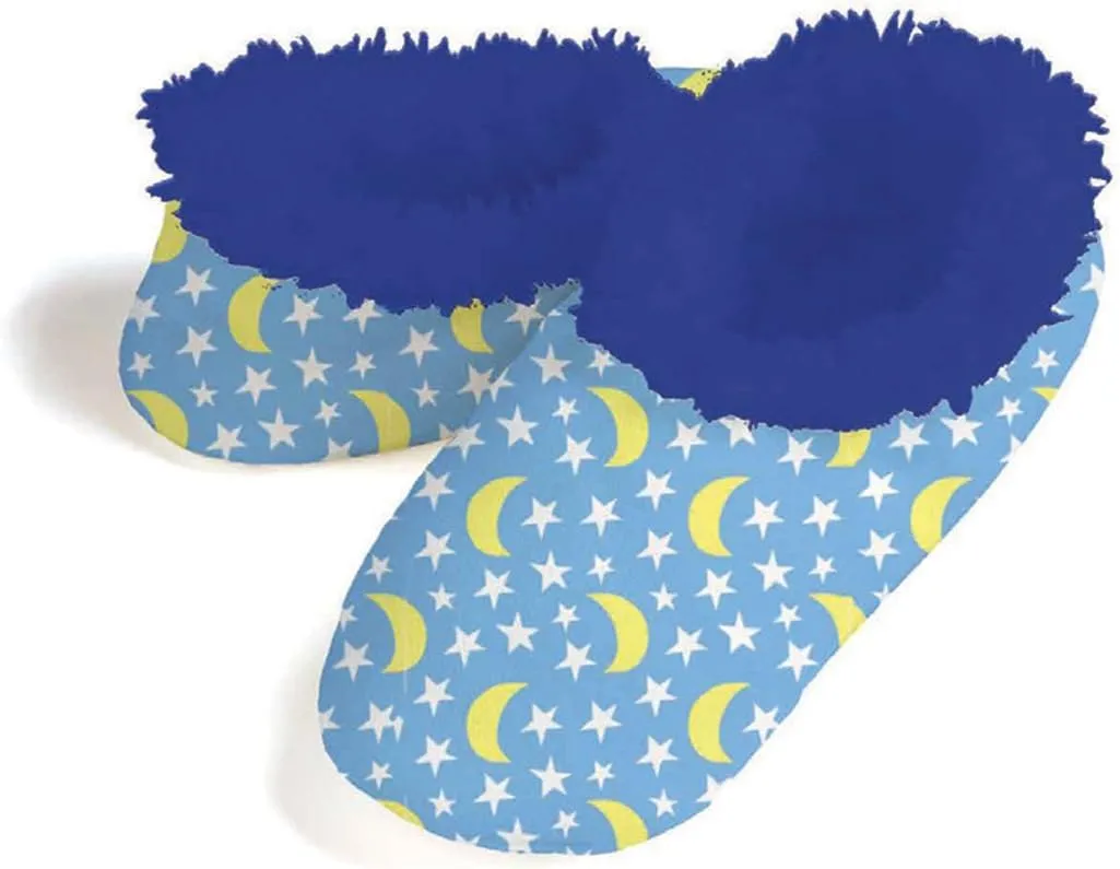 Snoozies Slipper Socks for Women Indoor, Cozy Sherpa-Lined Womens Slippers Non-Skid, Ladies Gifts
