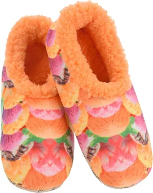 Snoozies Womens Ice Cream Print Fun with Food Size Large Peach