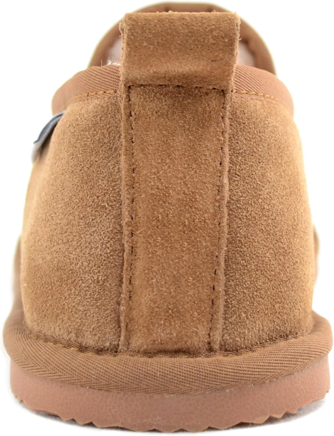 SNUGRUGS Mens Luxury Sheepskin Slipper with Light Weight Flexible Sole