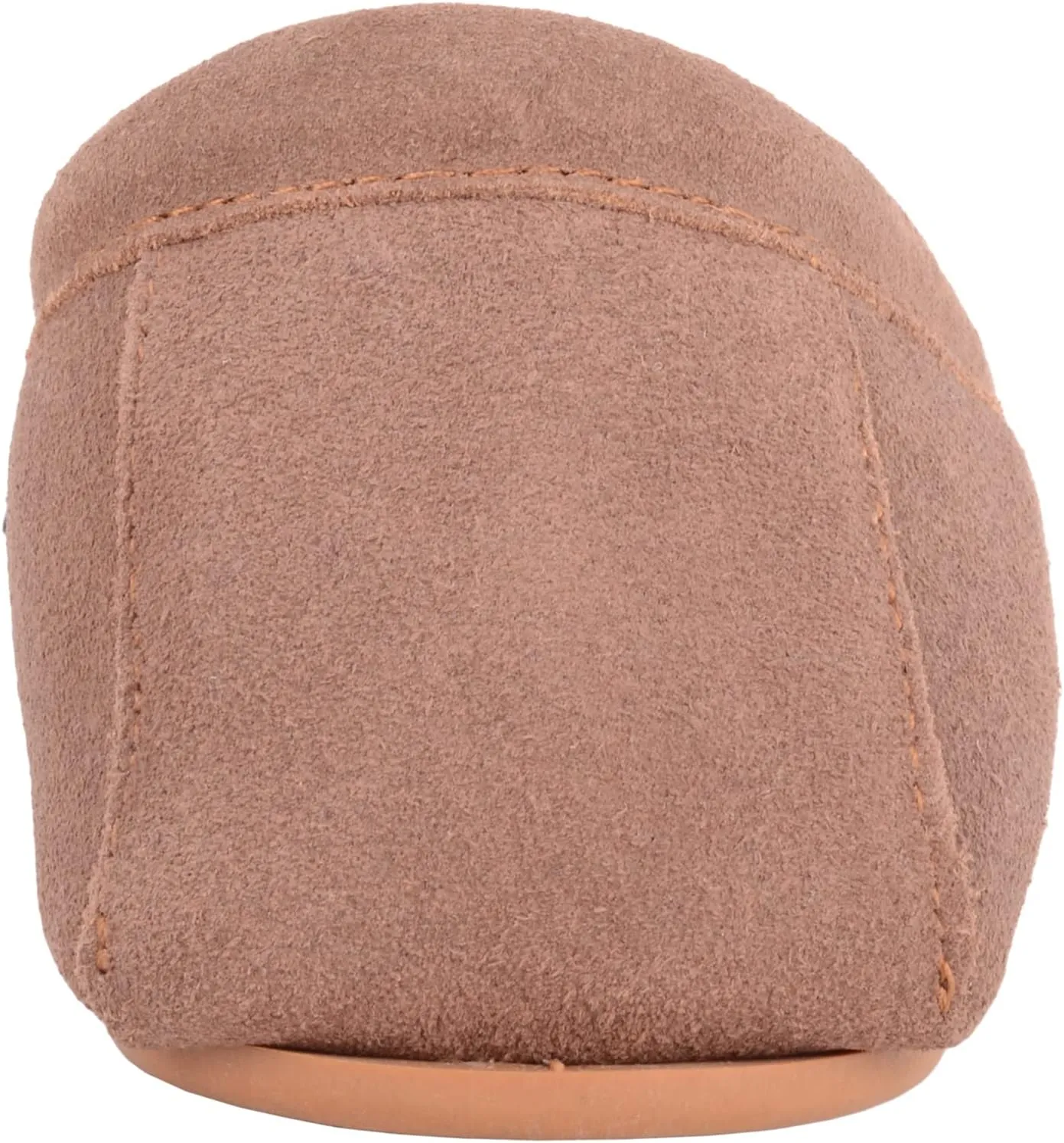 SNUGRUGS Womens Luxury Lambswool Suede Moccasin/Slipper with Rubber Sole