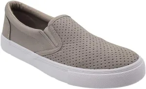 SODA Tracer-S Women's Cute Perforated Slip On Flat Round Toe Sneaker Shoes,Clay NB,11