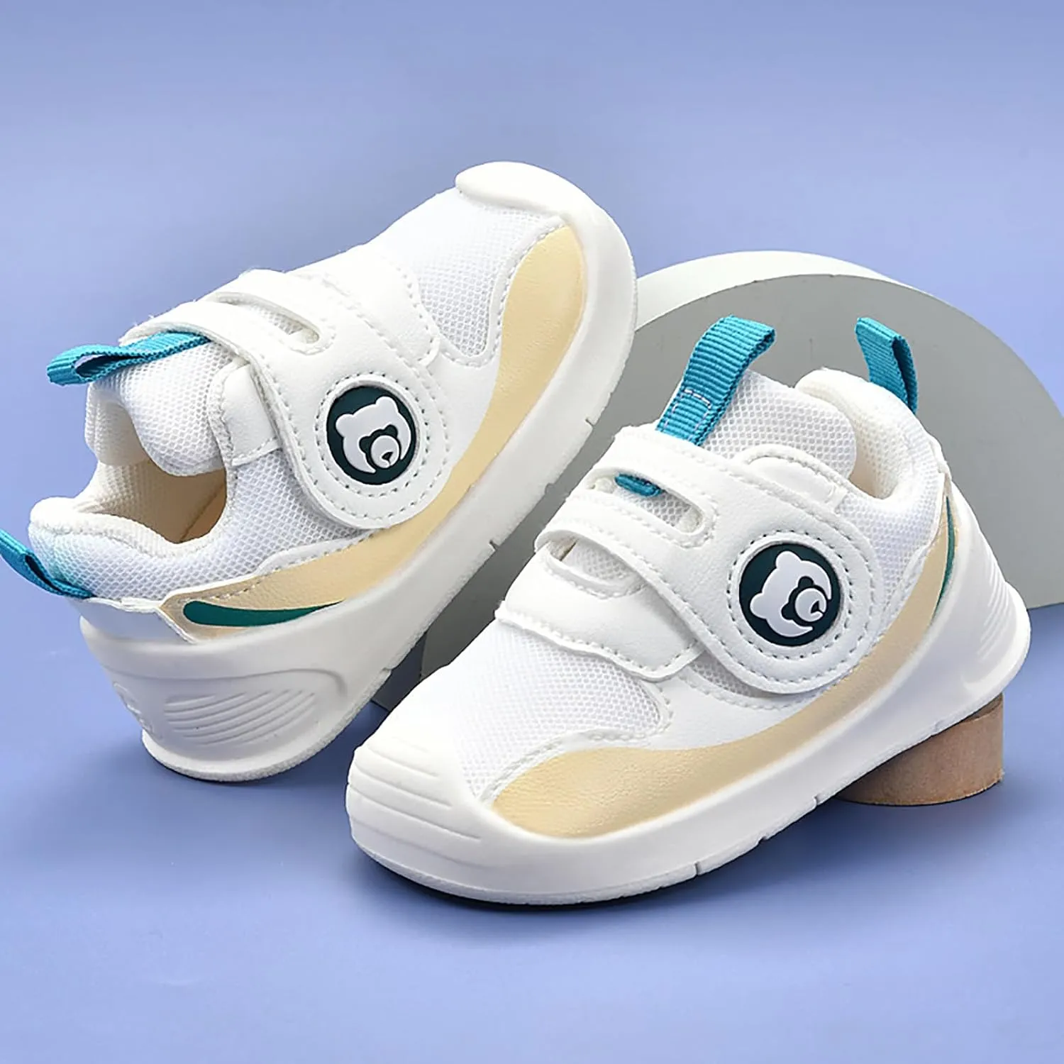 SOFMUO Baby Shoes Trainers Infant Girls Boys Breathable Outdoor Sneakers Toddler First Walkers Little Kids Tennis Walking Shoe 1-4 Years