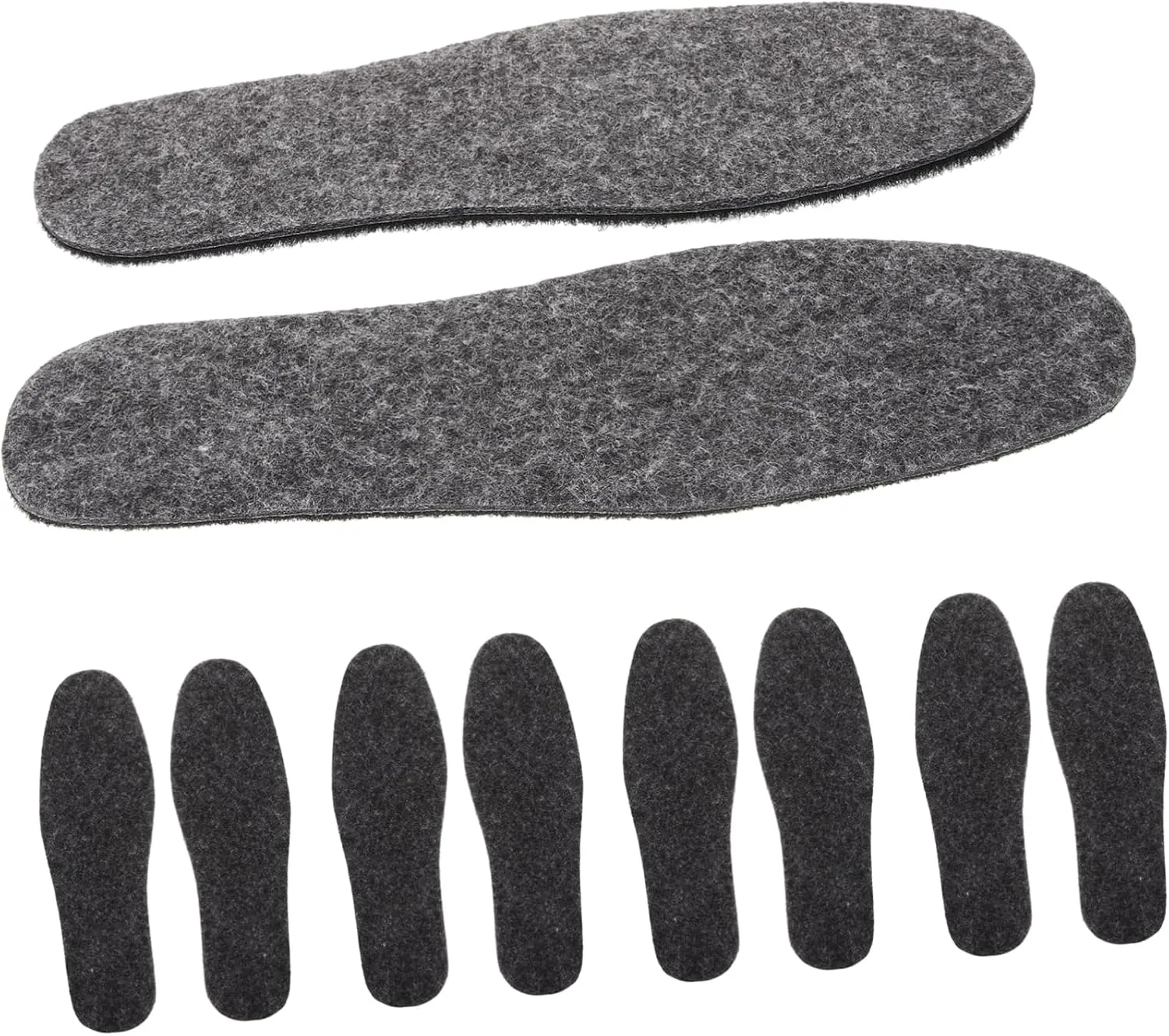 SOIMISS 5 Pairs Comfortable Winter Felt Insoles for Women Breathable and Warm Shoe Liners for Cold Weather Odor and Durable Design for Boots and Shoes