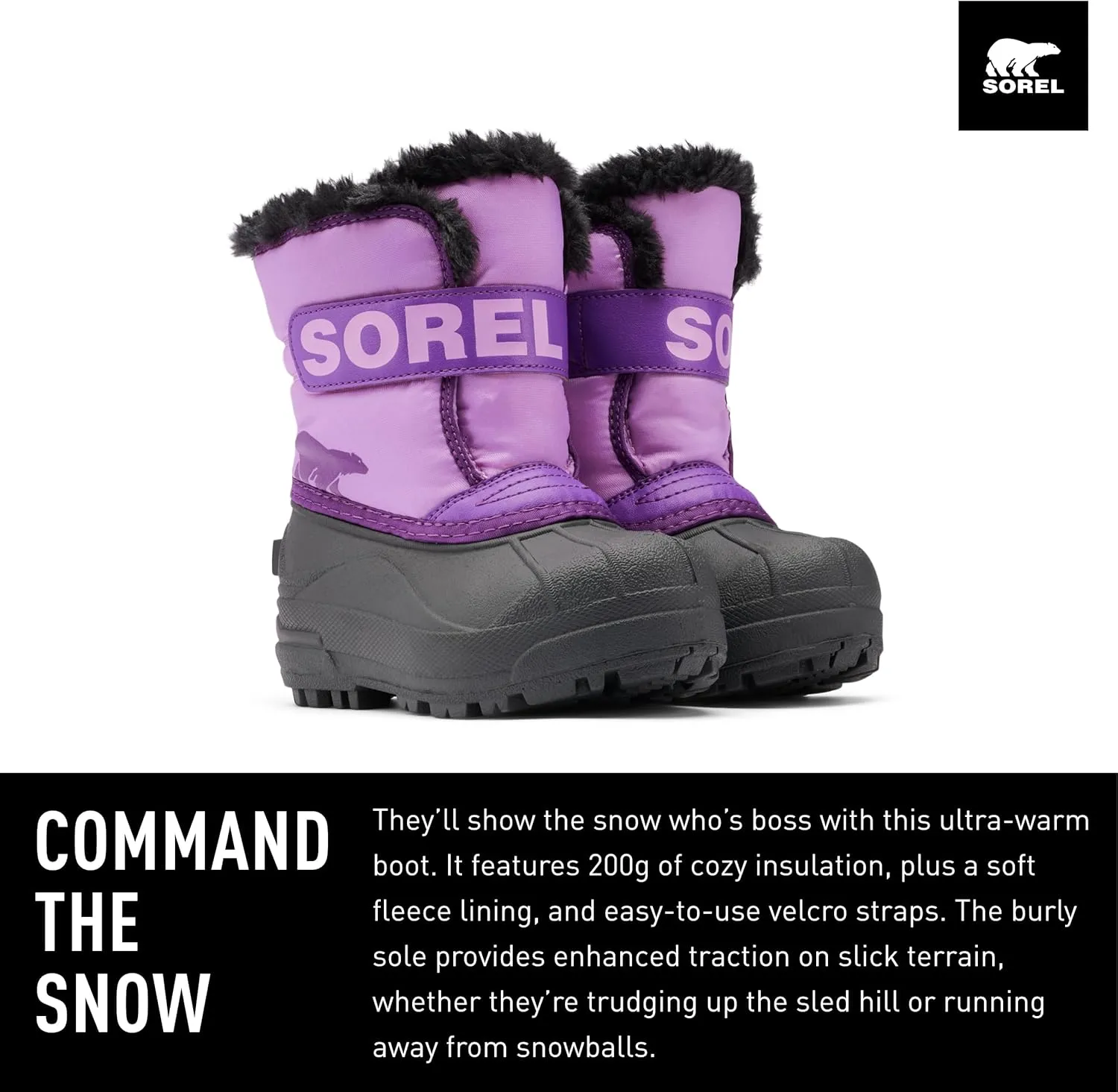 SOREL Toddler's Snow Commander Boot