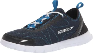 Speedo Men's Hybrid Watercross Water Shoe, Navy/White