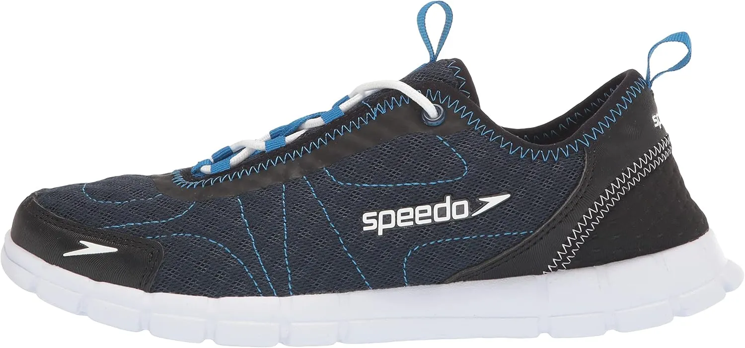 Speedo Men's Hybrid Watercross Water Shoe, Navy/White