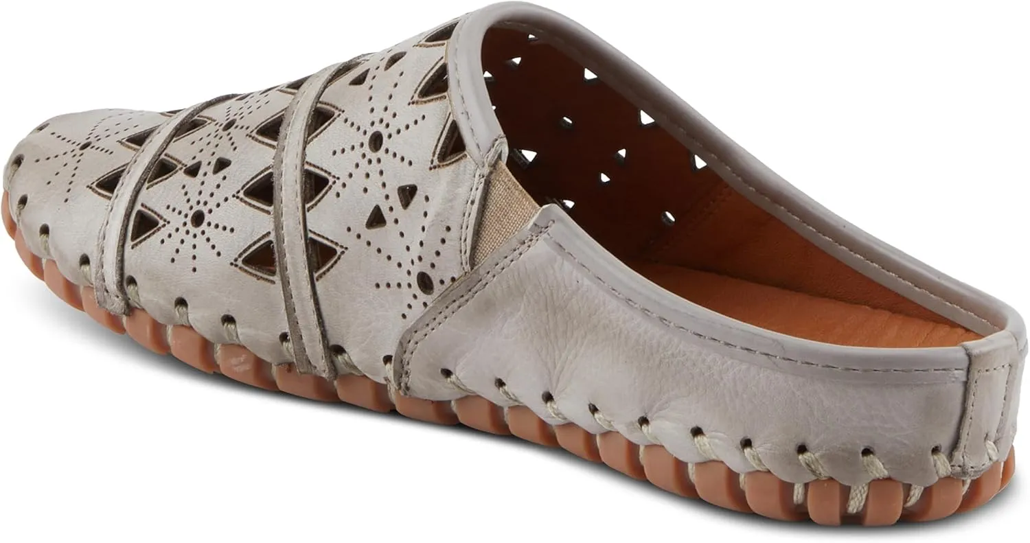 Spring Step Fusalide Slip-On Shoes for Womens - Comfortable Slip-On Shoes with Rubber Outsole - Casual Leather Clogs for Women