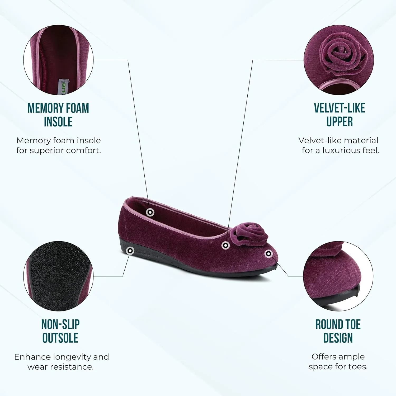 Spring Step Women's Roseloud Ballet Flat
