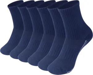 SPST Viscose Bamboo Socks, Women Men Moisture Wicking Cushioned Breathable Soft Ankle/Crew Running Hiking Seamless Socks