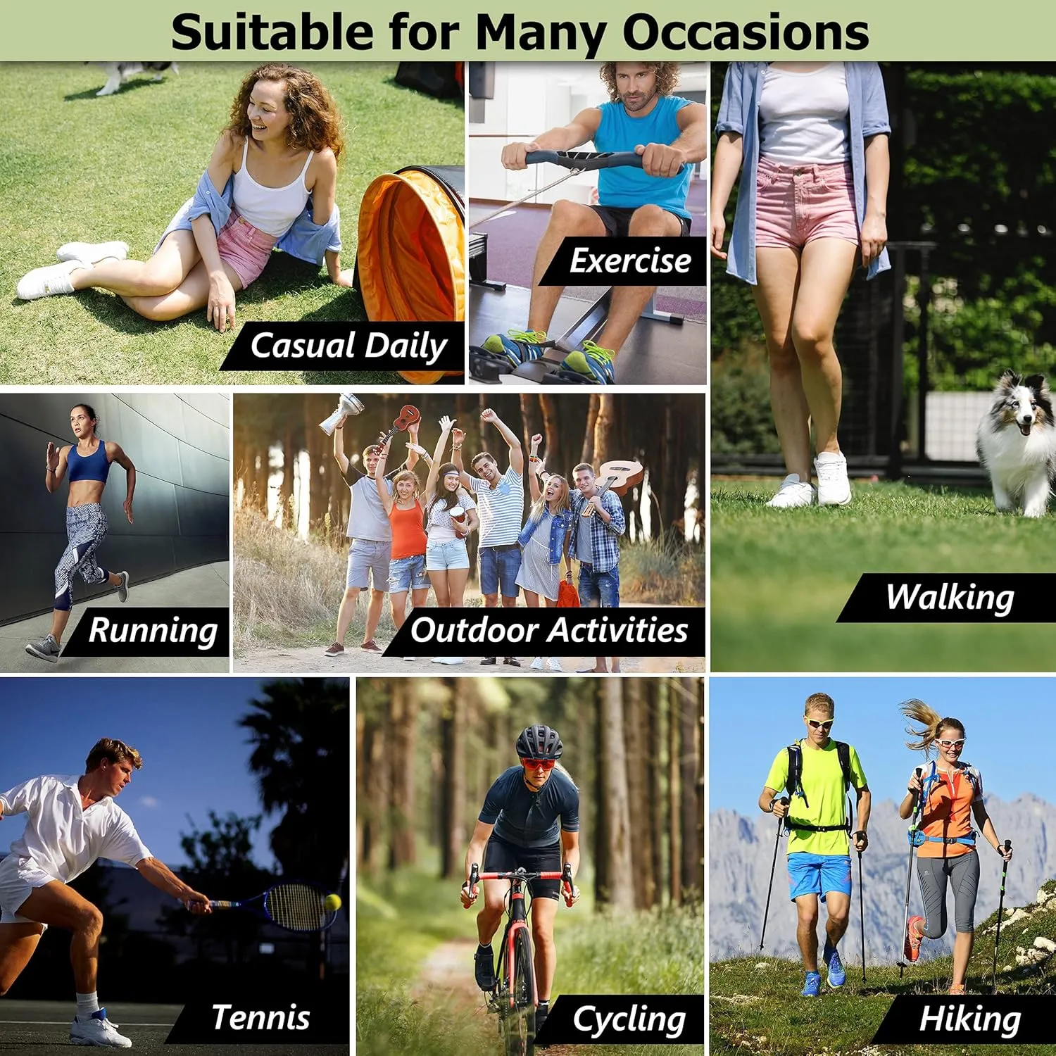 SPST Viscose Bamboo Socks, Women Men Moisture Wicking Cushioned Breathable Soft Ankle/Crew Running Hiking Seamless Socks