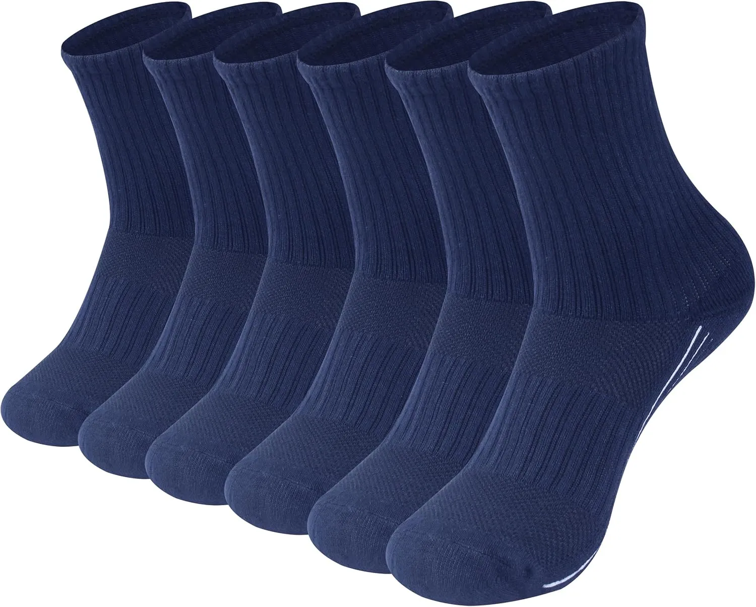 SPST Viscose Bamboo Socks, Women Men Moisture Wicking Cushioned Breathable Soft Ankle/Crew Running Hiking Seamless Socks