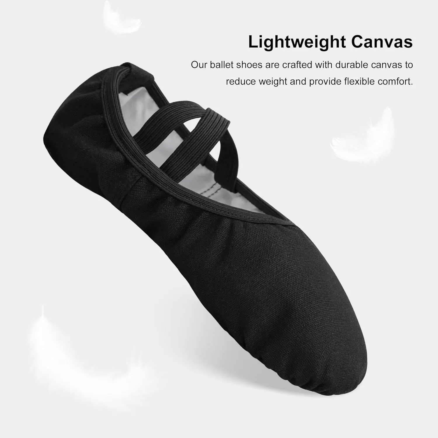 Stelle Ballet Shoes for Women Girls Canvas Ballet Slipper Dance Shoes Yoga Shoes