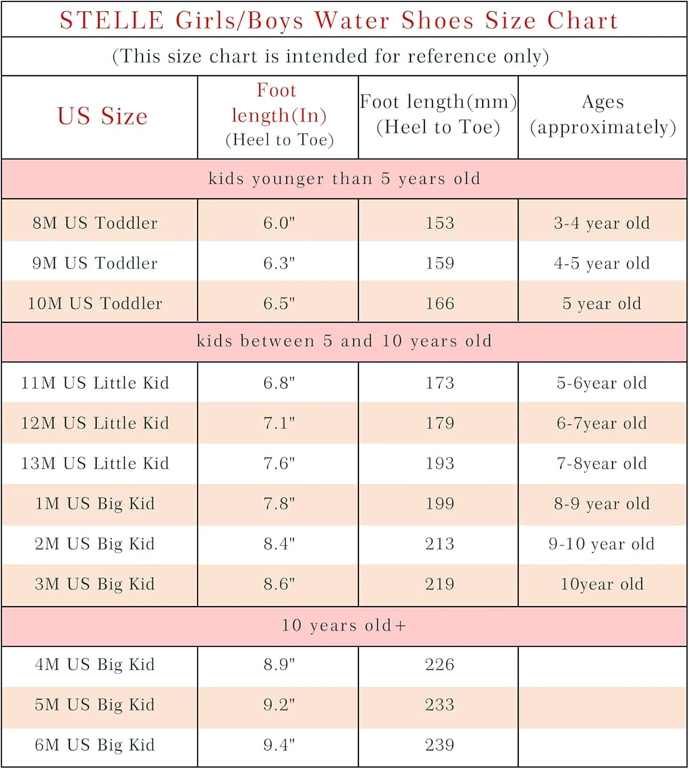Stelle Kids Water Shoes Boys Girls Swim Hiking Aqua Socks Quick Dry Toddler Barefoot Shoes